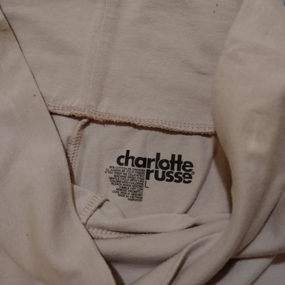 Charlotte Russe Light Pink High Waisted Leggings - Picture 7 of 7